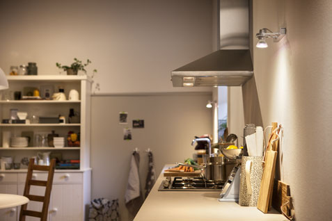 Virtuves apgaismojuma dizaina padomi no Philips